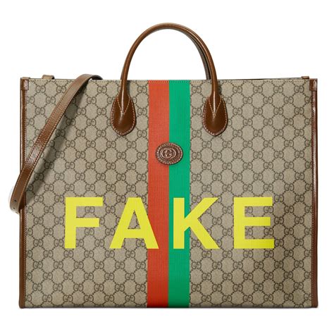 girl started writing fake gucci on handbags|gucci knockoff tote bag.